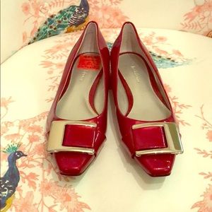 Liz Claiborne NWT Red Patent Leather Flats